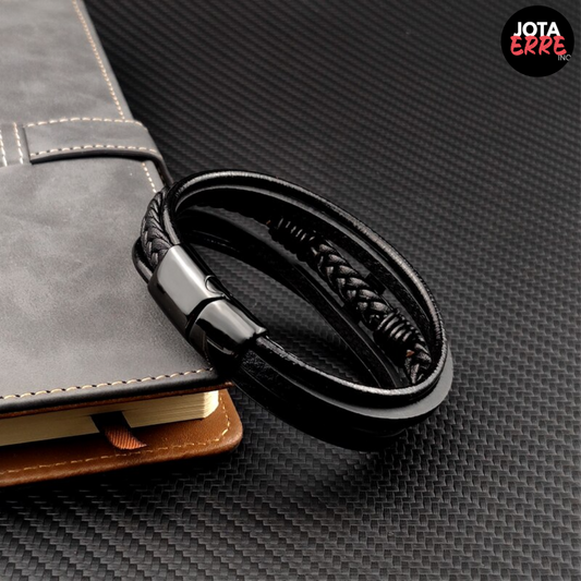 LeatherCross Bracelet