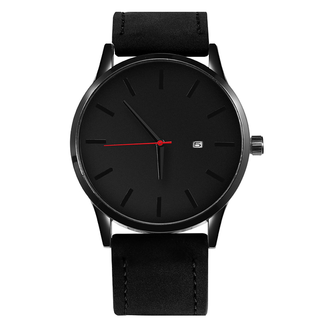 Relógio Leather Quartz