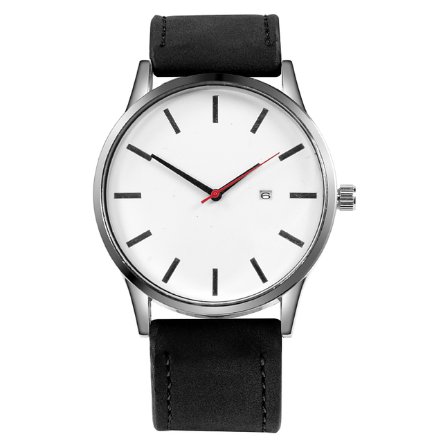 Relógio Leather Quartz