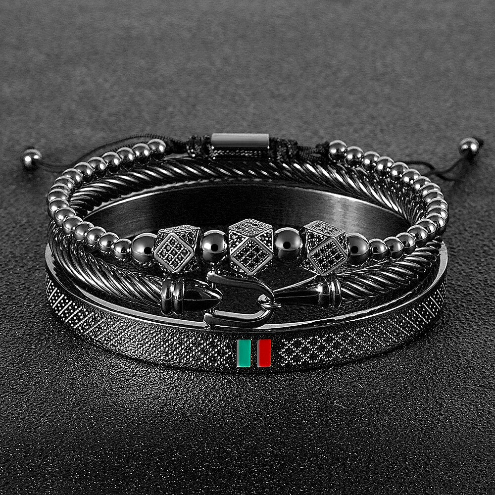 Kit com 3 Pulseiras RucciGang