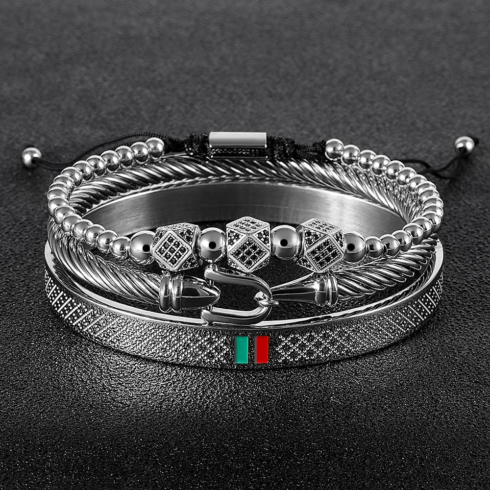 Kit com 3 Pulseiras RucciGang