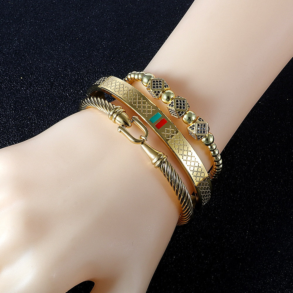 Kit com 3 Pulseiras RucciGang