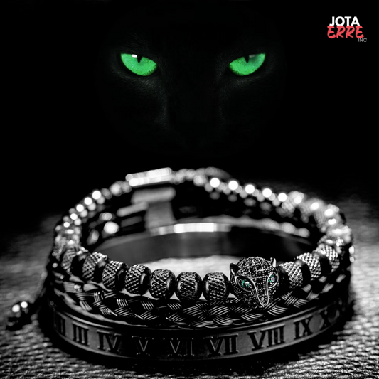 Kit com 3 Pulseiras LeopardRoman