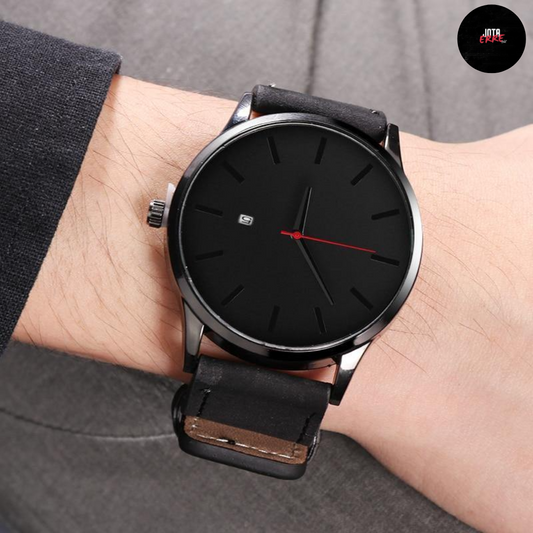 Relógio Leather Quartz