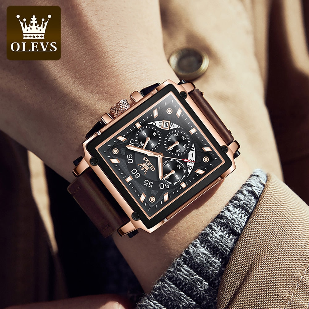 Olevs SquareBrand Watch®