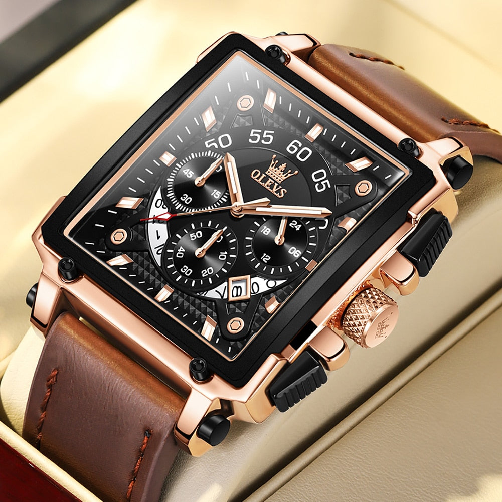 Olevs SquareBrand Watch®