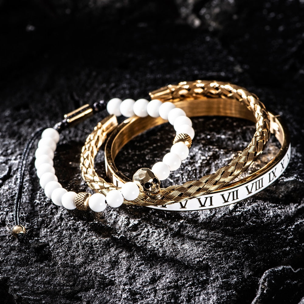 Pulseras de lujo blancas (Compra 1 y llévate 3)