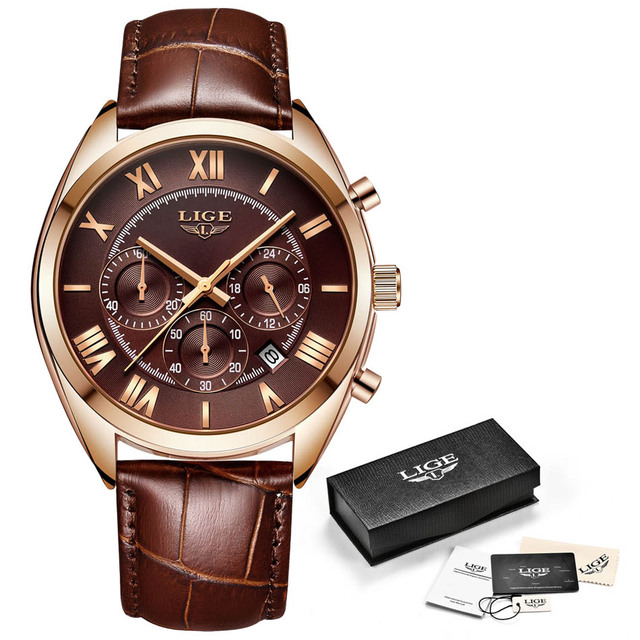 Relógio Lige Brand Luxury