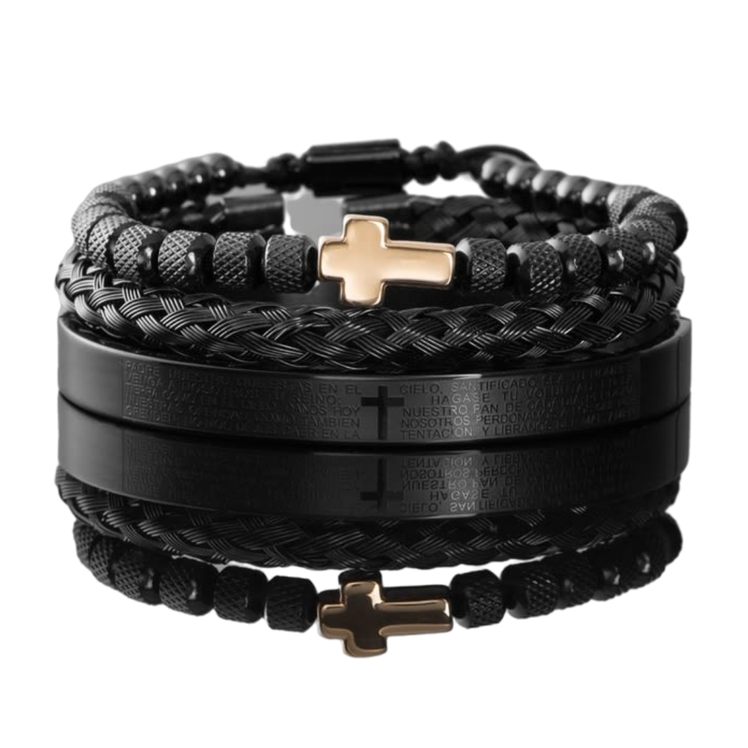 (Buy 1 Get 3) CharmBlack Bracelets
