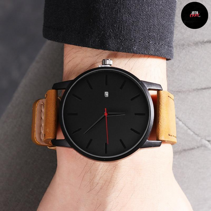 Relógio Leather Quartz