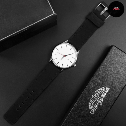 Relógio Leather Quartz